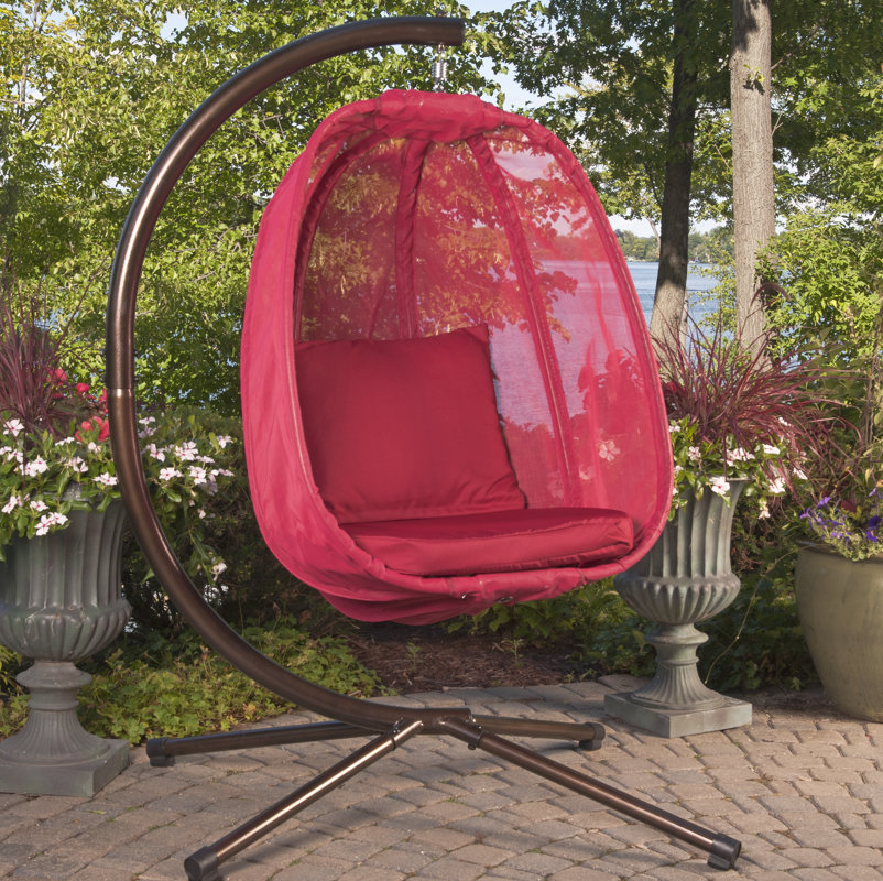 Egg Shell Chair With Stand Egg chair with stand indoor outdoor patio